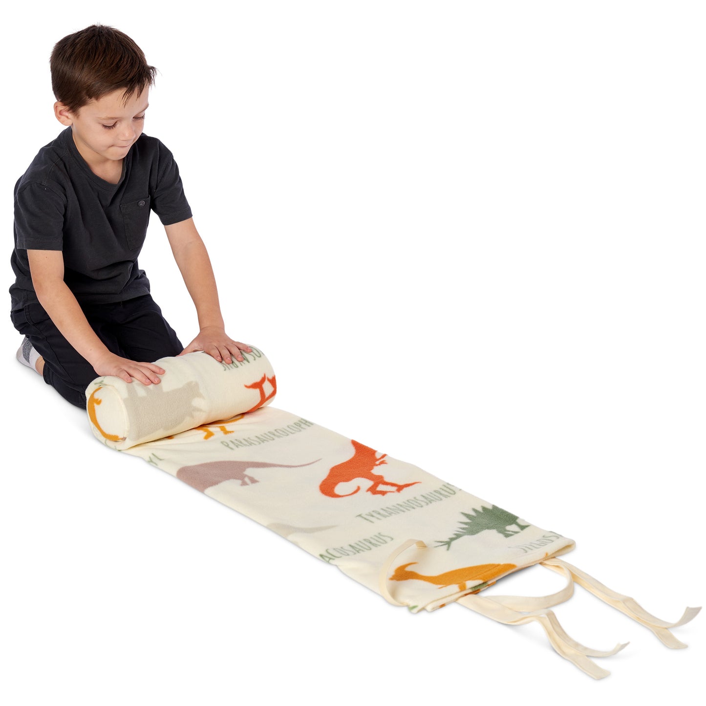 Rollee Pollee Dino Roll Call Nap Sac 50 x 55 Inches