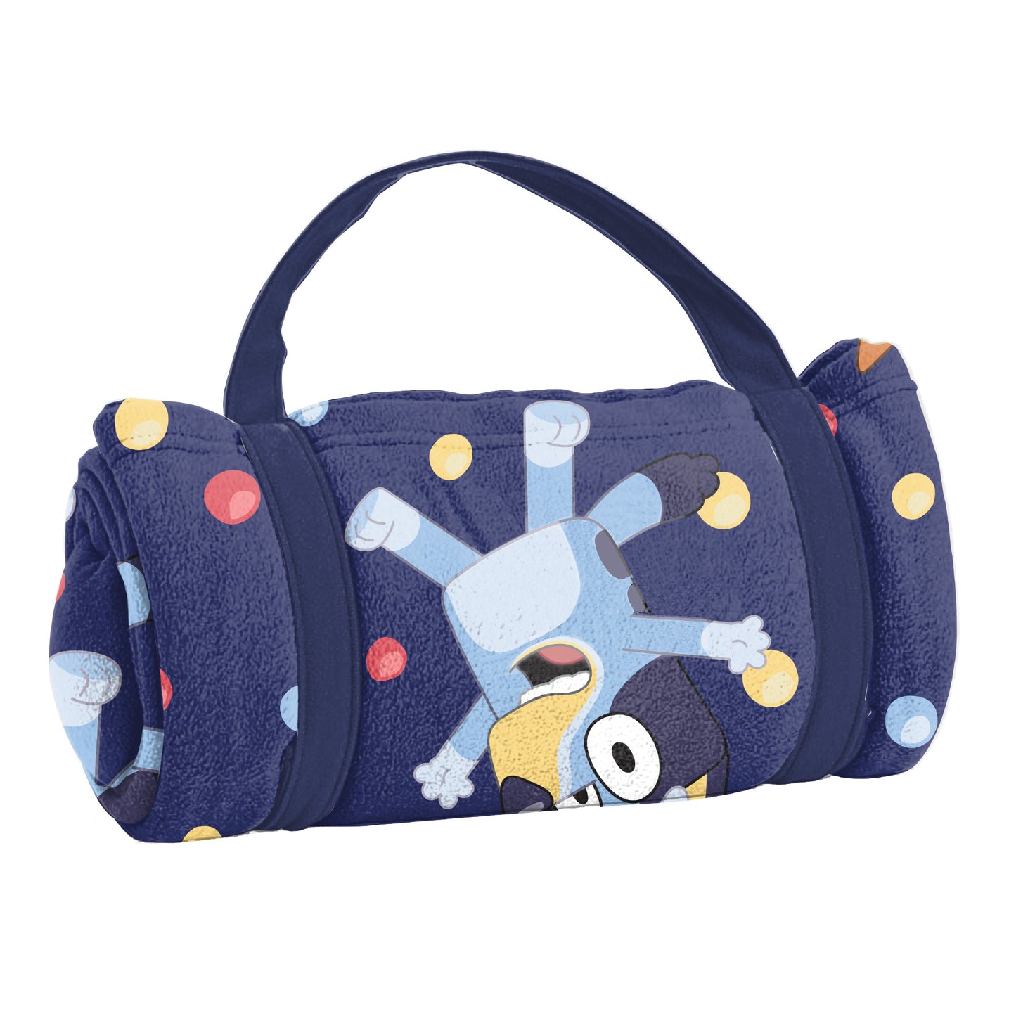 Rollee Pollee Hooray Bluey Nap Sac 50 x 55 Inches